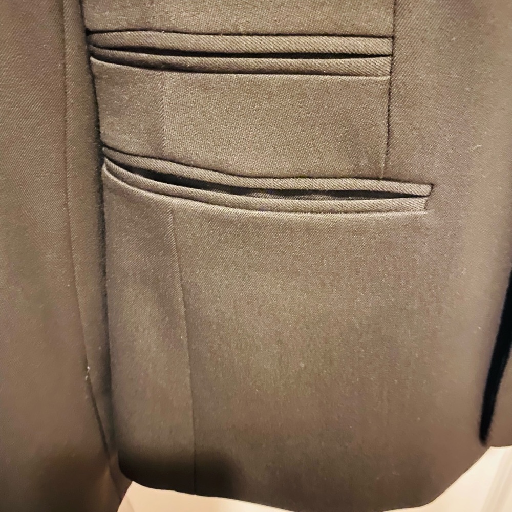 Express Editor Black Blazer Professional Suit Jac… - image 5